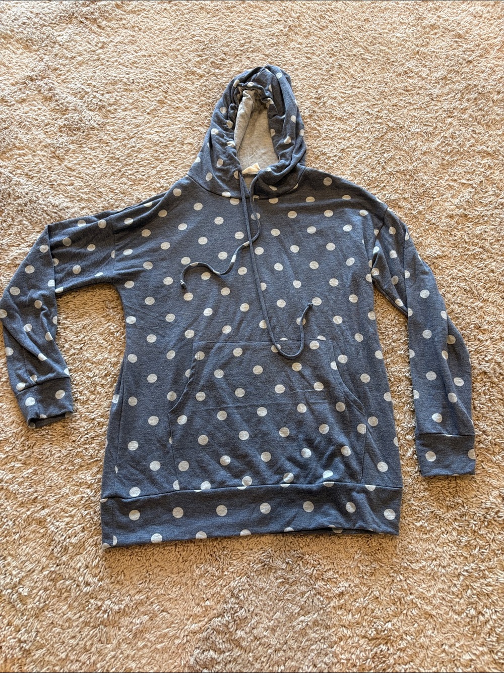LAST CHANCE! Polka Dot Hooded Women's Sweatshirt
